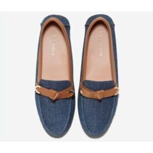 NIB Cole Haan Women's Evelyn Bow Driver Shoes Size 6